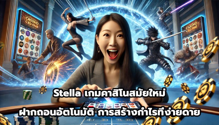 Stella เกมคาสิโนออนไลน์ สมัยใหม่ ฝากถอนอัตโนมัติ การสร้างกำไรที่ง่ายดาย-7